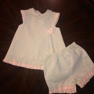 First impression girls linen blend set size 24mo